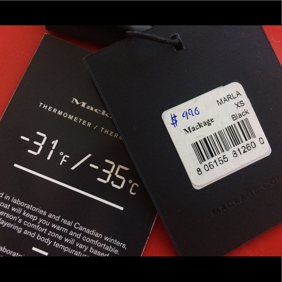 Mackage MARLA black down short coat - Picture 8 of 8